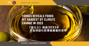 【GDGxSRA電子報 04】《富比士》揭露2023年受氣候變化影響最嚴重的食物 