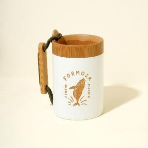 2025綠餐年會紀念款台灣鯨魚凹豆杯（白）＊已售罄