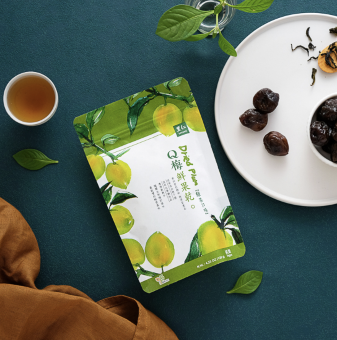 Q梅鮮果乾 -綠茶口味