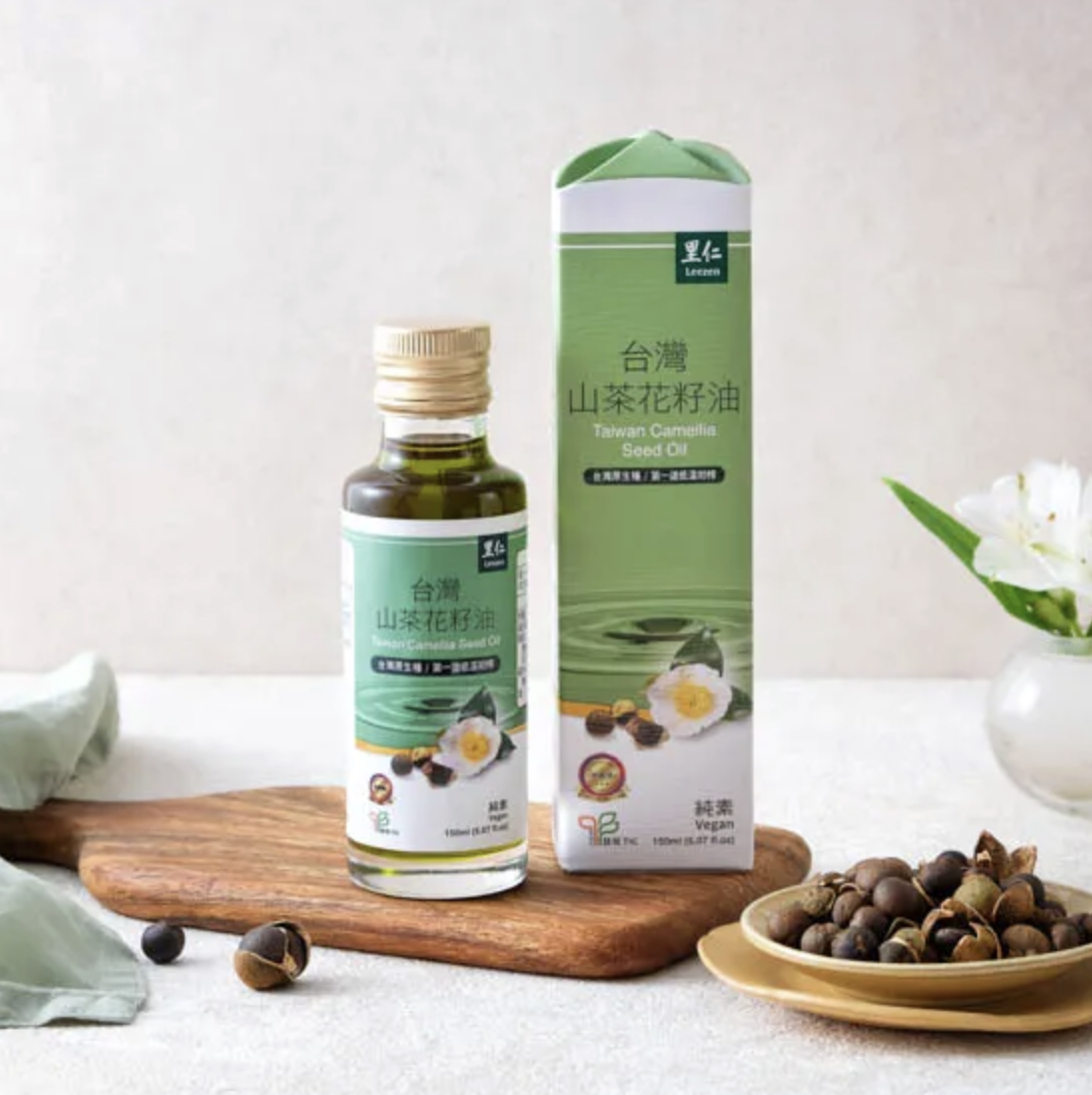 台灣原生種 山茶花籽油