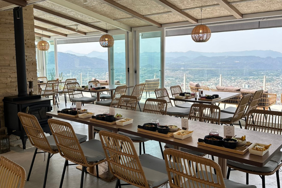 虎嘯山嵐俯瞰埔里美景