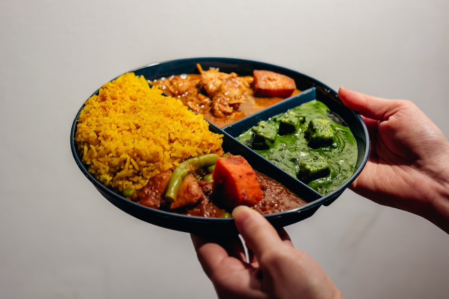 あいがけ咖哩拼盤