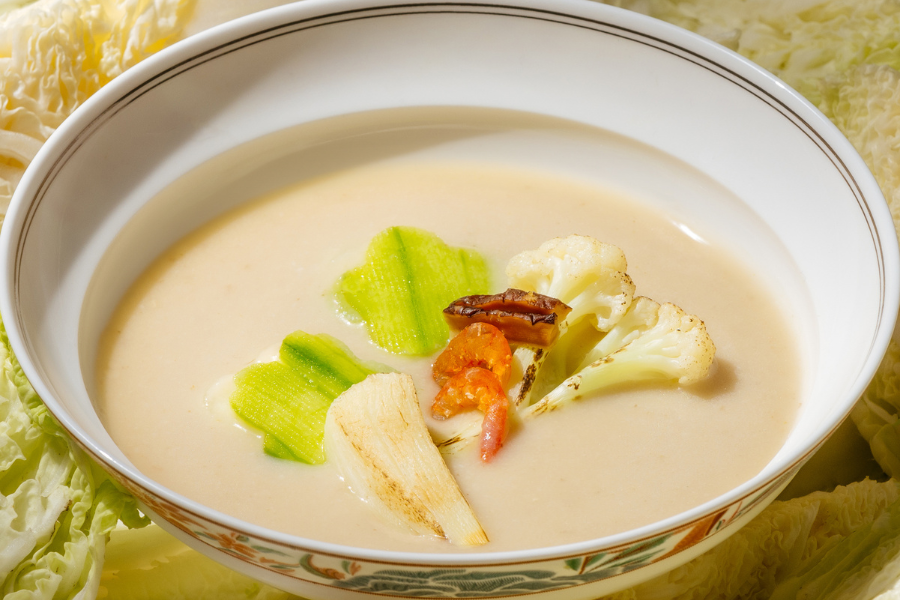白菜四神濃湯