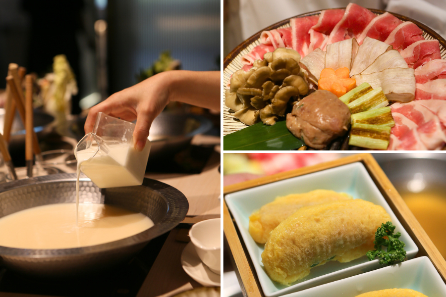 「Demi 特選國產鴨肉搭配醬油鍋，讓甘甜風味三級跳。」